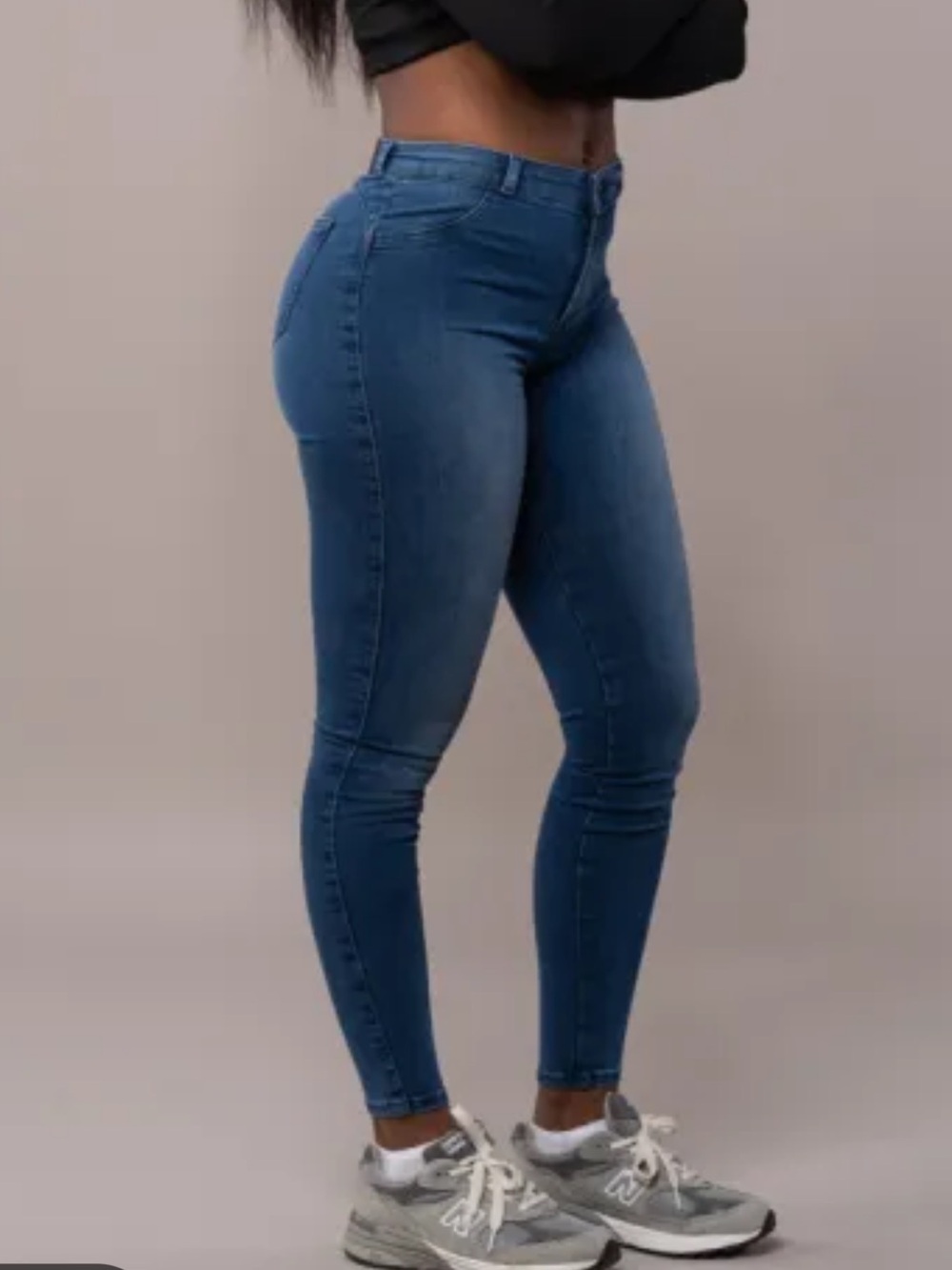 Fit jeans - Women's Contour V2 Mid Waisted Fit jeans Azure Blue - size Large
